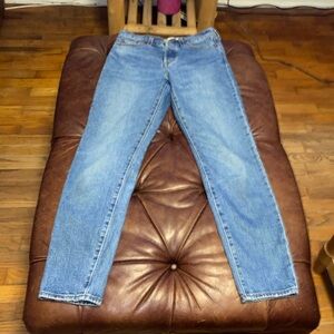 Levi's wedgie style water less button up closure jeans EUC